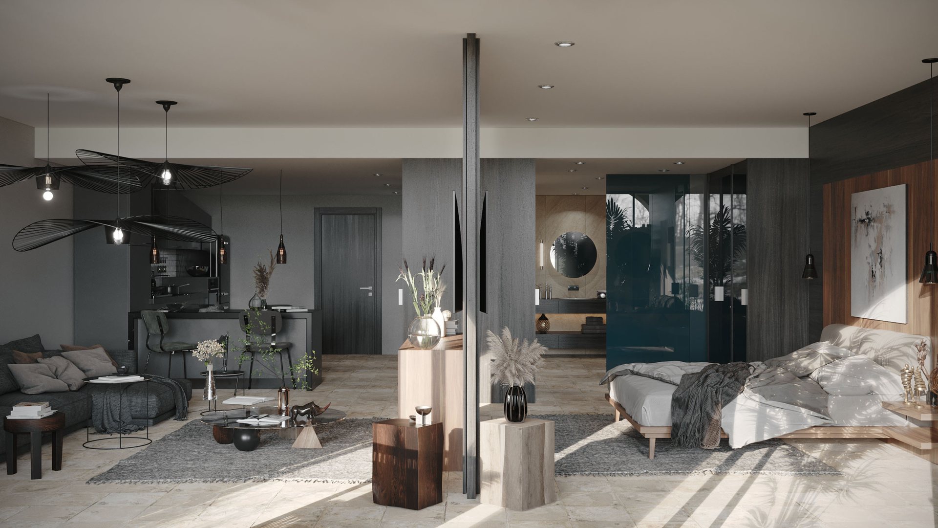 Recube Malta Otel Süit - İç Mekân Görselleştirme
